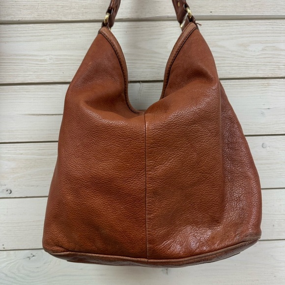 Marc by Marc Jacobs Classic Q Hillier Hobo Bag in Cognac Brown Leather - Picture 7 of 9